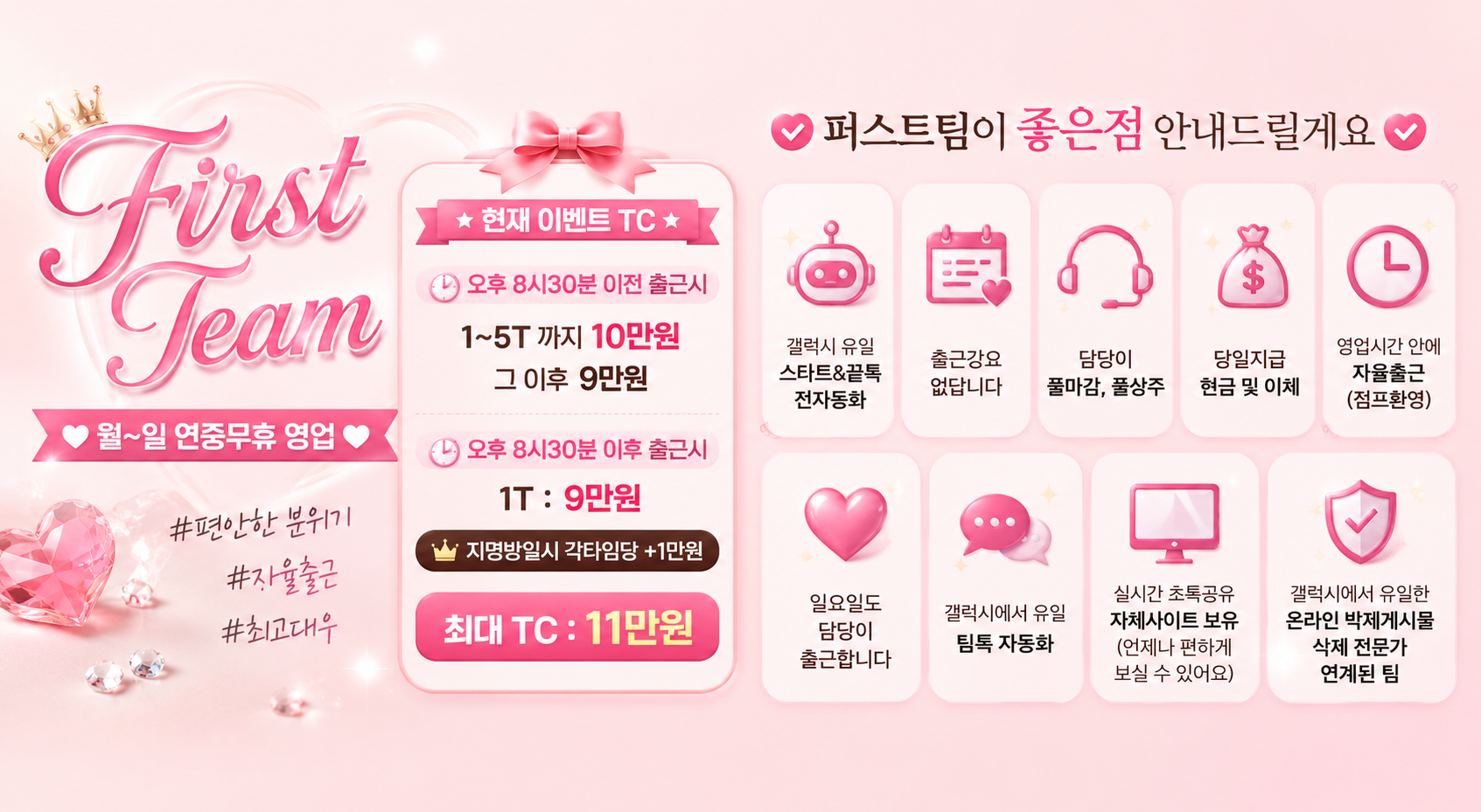 퍼스트팀 장점 안내